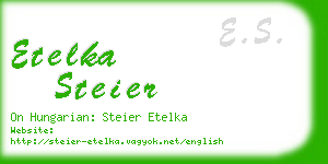 etelka steier business card